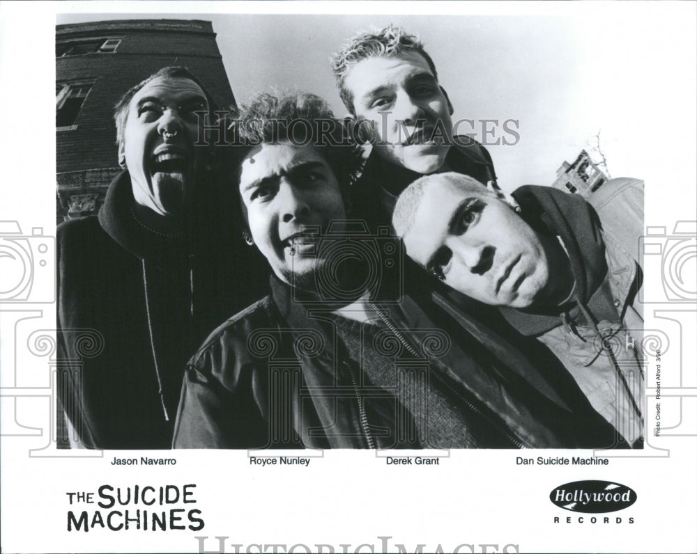 1996 Press Photo The Suicide Machine band