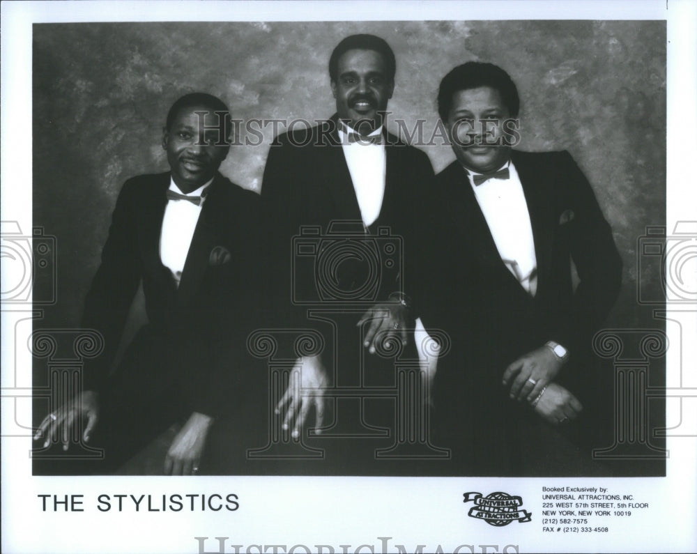 1996 Press Photo The Stylistics trio