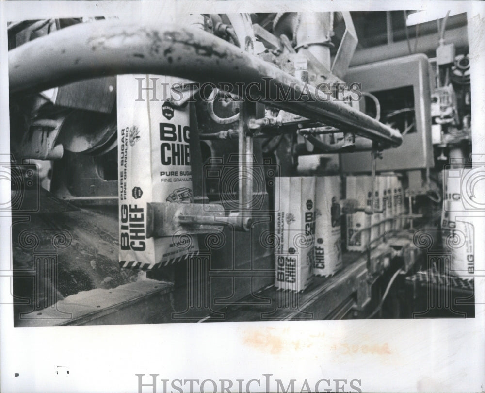 1975 Press Photo Sugar beet manufacturing