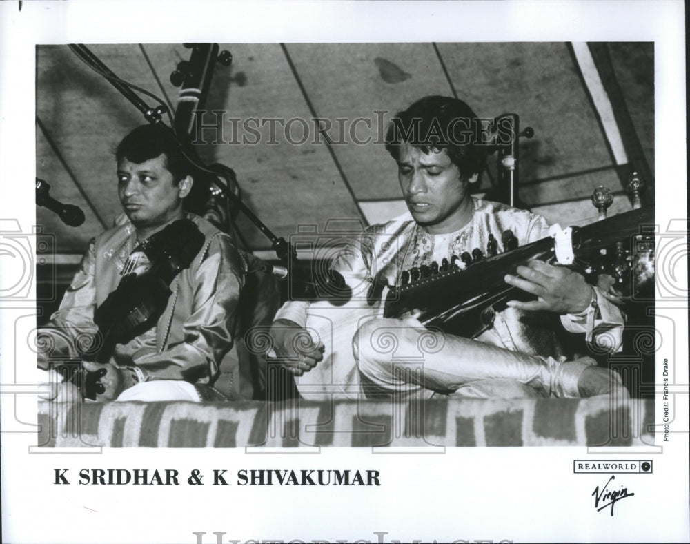 1990 Press Photo Singers K Sridhar Shiva Kumar