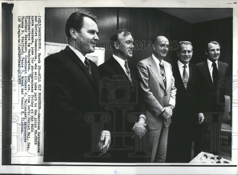 1973 Press Photo Thomas Stafford or Tom Stafford