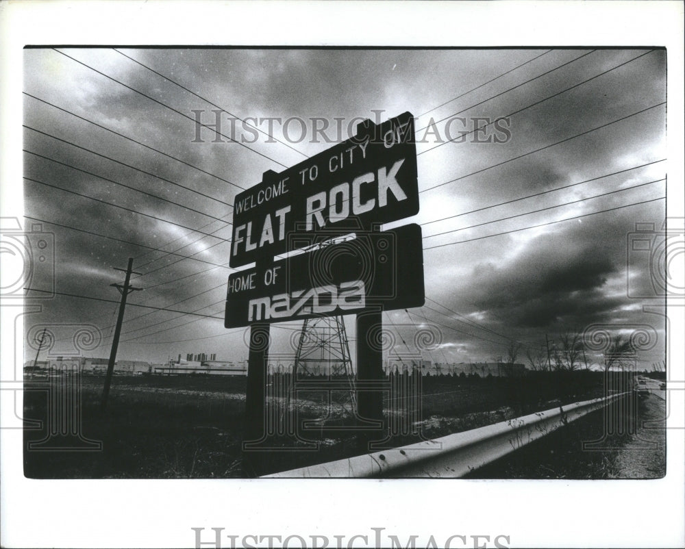 1987 Press Photo Wayne County U S Monroe County