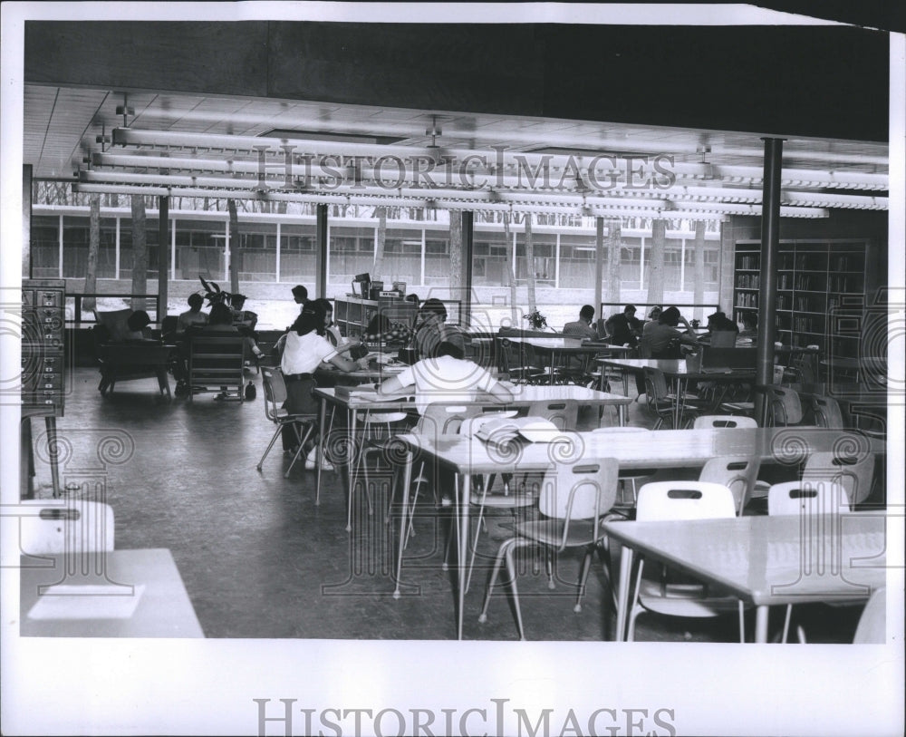 1956 Press Photo Mich City Schools Student Chair