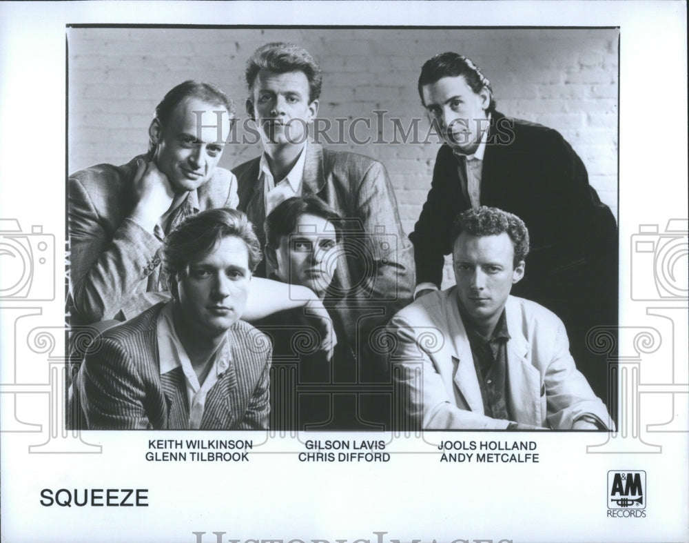 1988 Press Photo Squeeze British United Kingdom