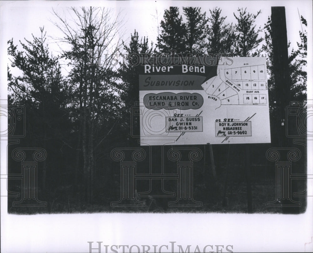 1963 Press Photo Gwinn Michigan Upper Peninsula