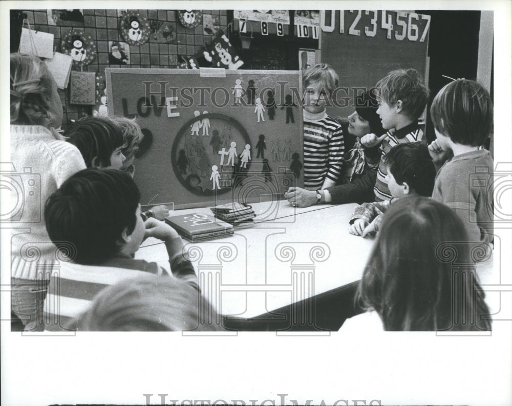 1983 Press Photo Trombley Elementary Grosse Park Pte