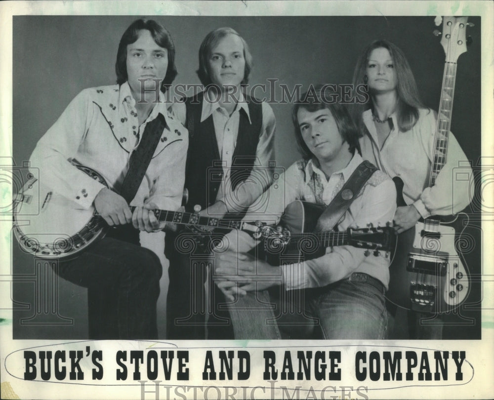 1982 Press Photo Buck&#39;s Stove and Range Company Band