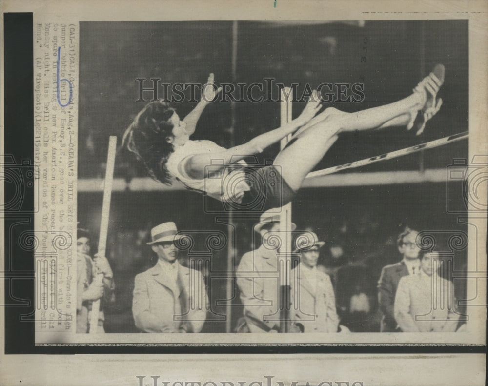 1971 Press Photo Cannada Brill Honey Pan America Foot