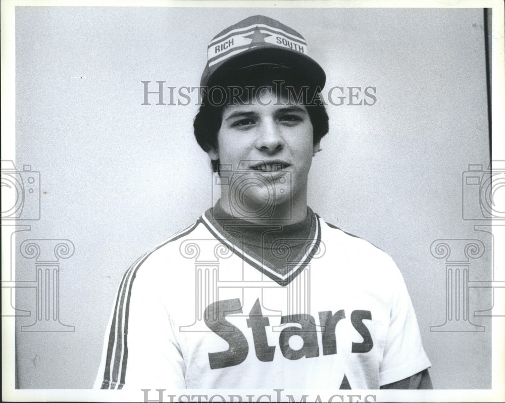 1983 Press Photo Chris Harris Baseball Player