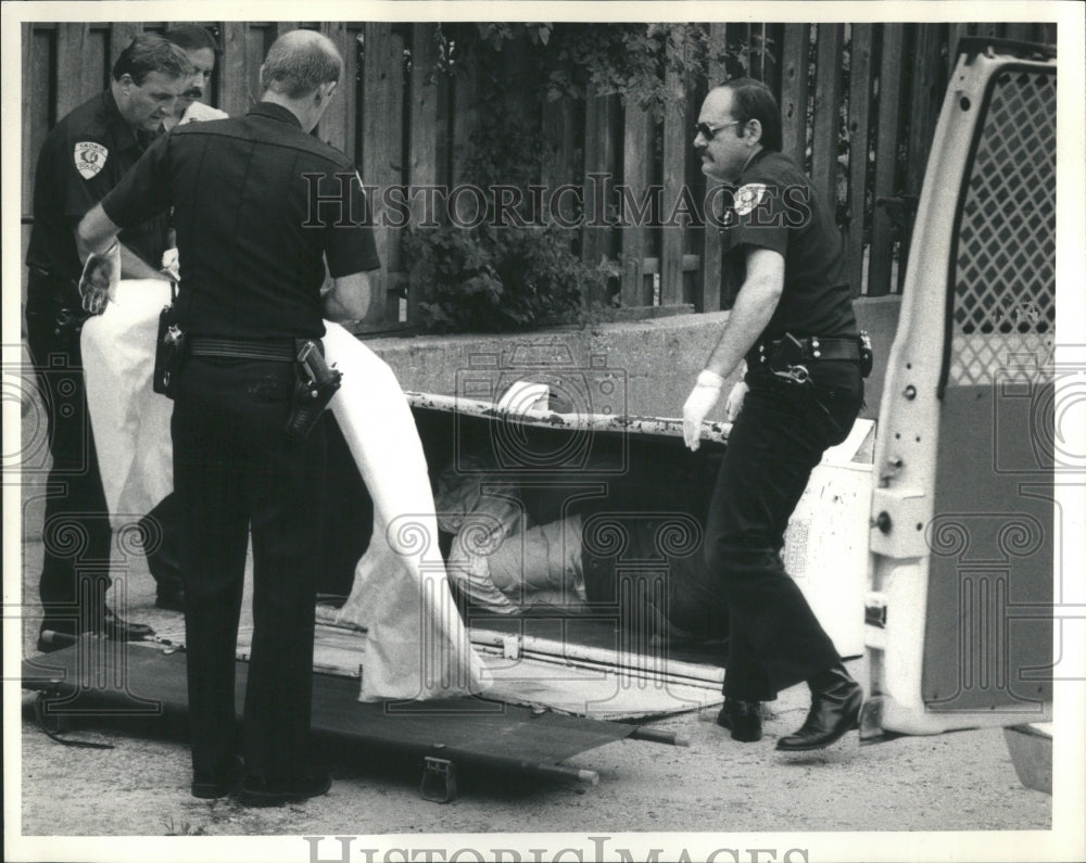 1986 Press Photo Kokie city police