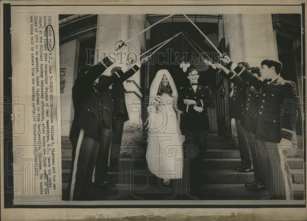 1972 Press Photo Cadet William E. Wightman