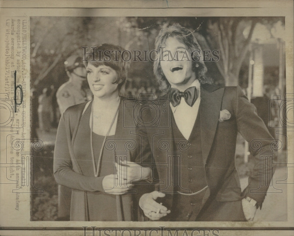 1972 Press Photo Oscar Arnez Jr Disa Minelli Actress