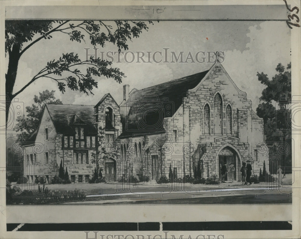 1933 Press Photo Immanuel M.E Churchs