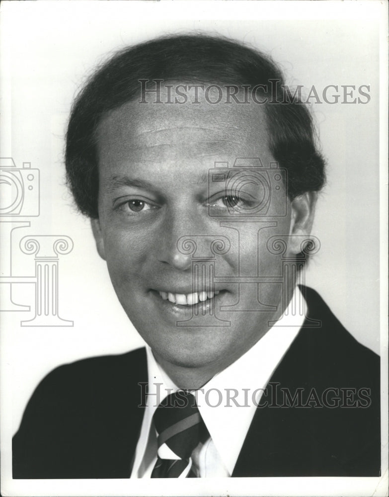 1996 Press Photo Dick Stockton Sportscaster NBC Broad