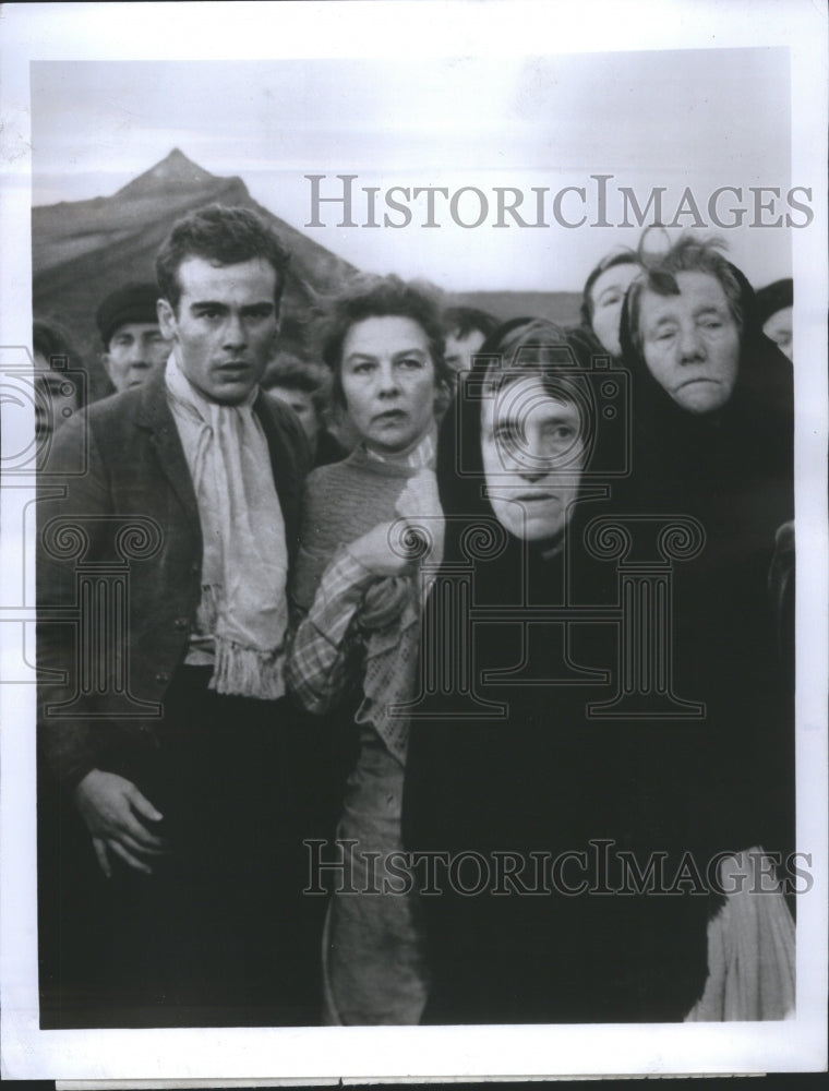 1971 Press Photo Dean Stockwell Wendy Hiller CBS