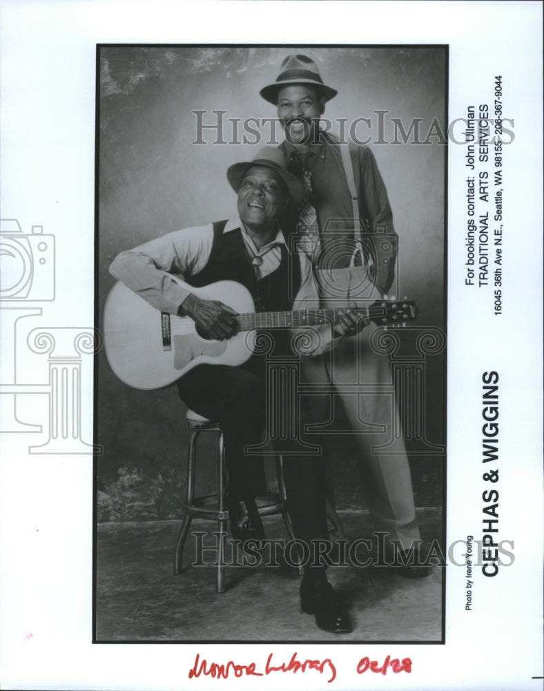 Press Photo Cephas Wiggins American acoustic guitarist John Cepha