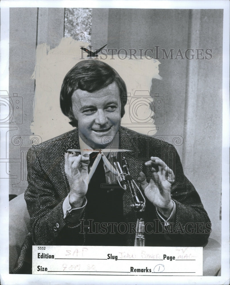 1970 Press Photo John Byner Actor Comeidan Ant Aardvark