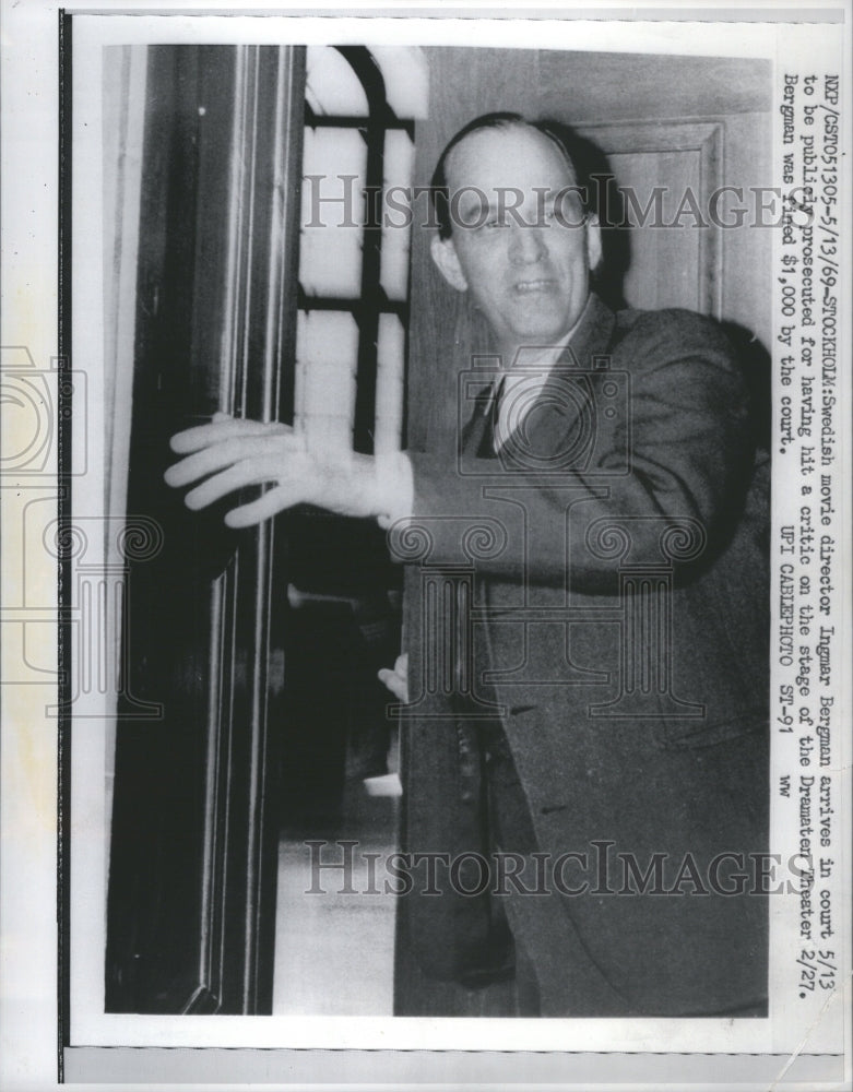 1969 Press Photo Daniel Sebastian Bergman Ingmar Son