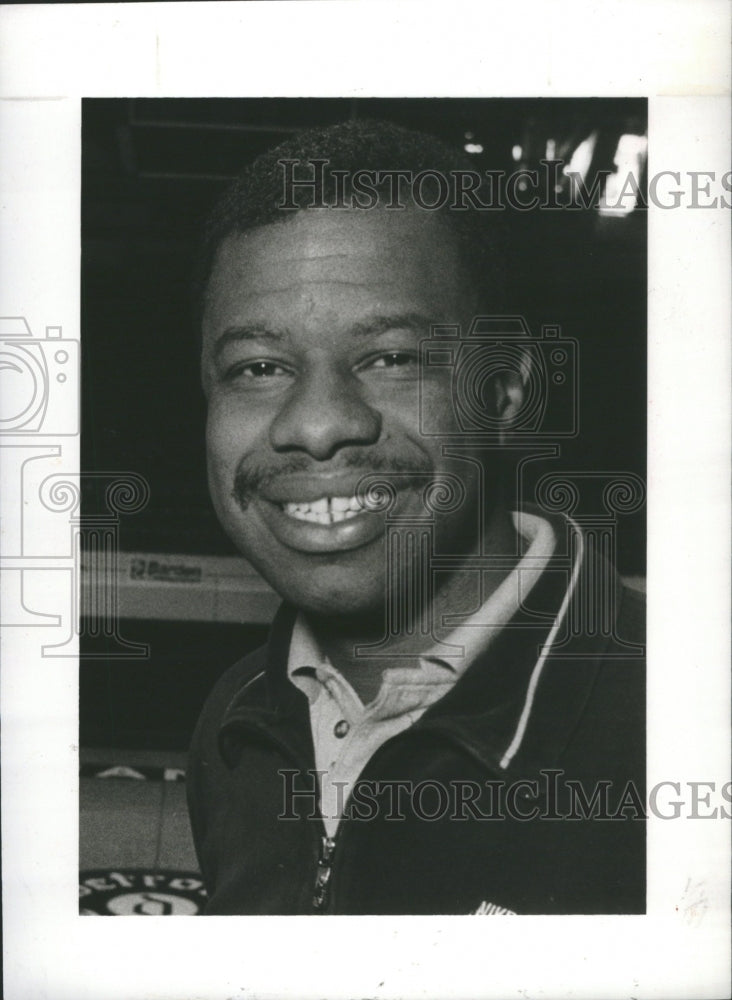 1992 Press Photo Ricky Byrdsong American Men Basketball