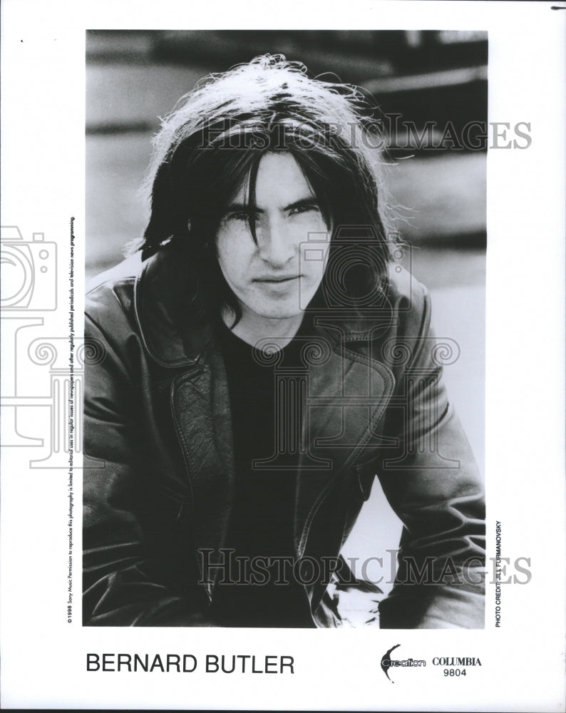 1998 Press Photo Bernard Butler Joseph Producer Record