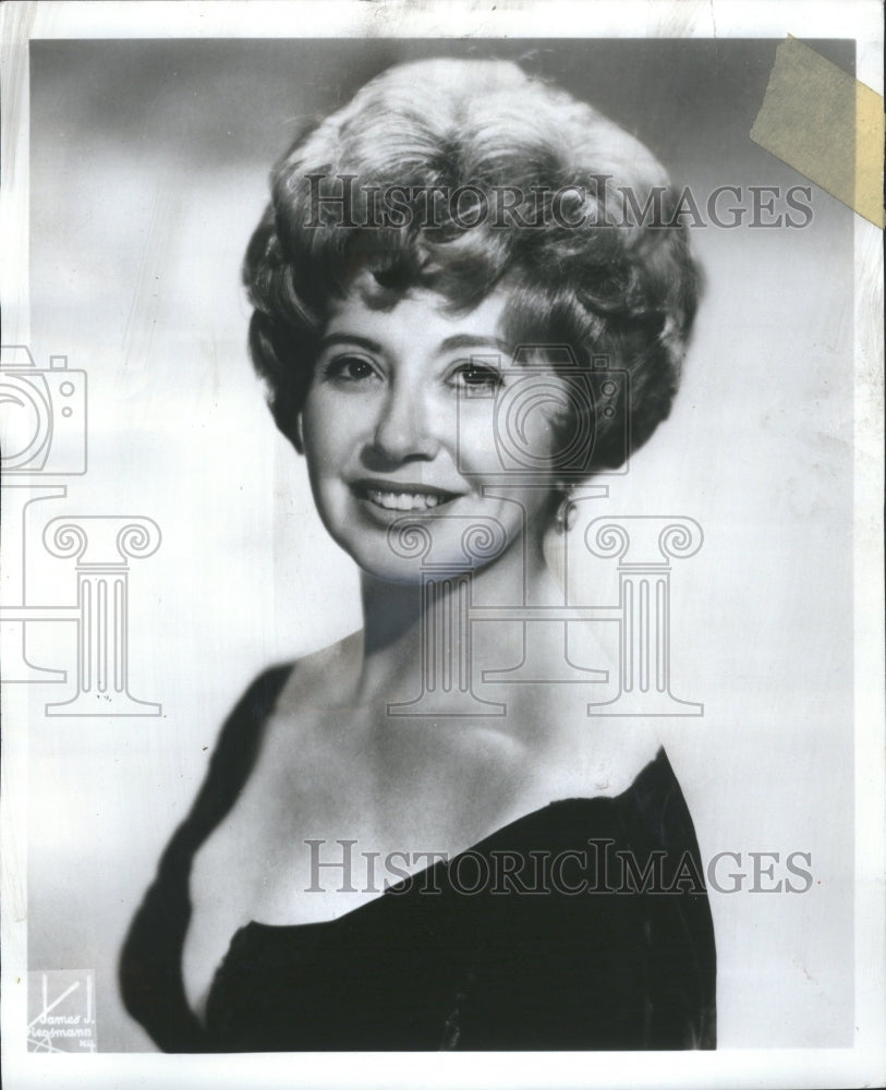 1970 Press Photo Beverly Sills American Operatic Canto