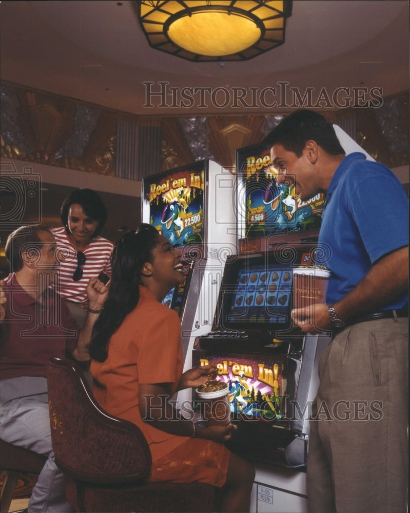 1995 Press Photo Slot Machine at the MGM Grand Casino