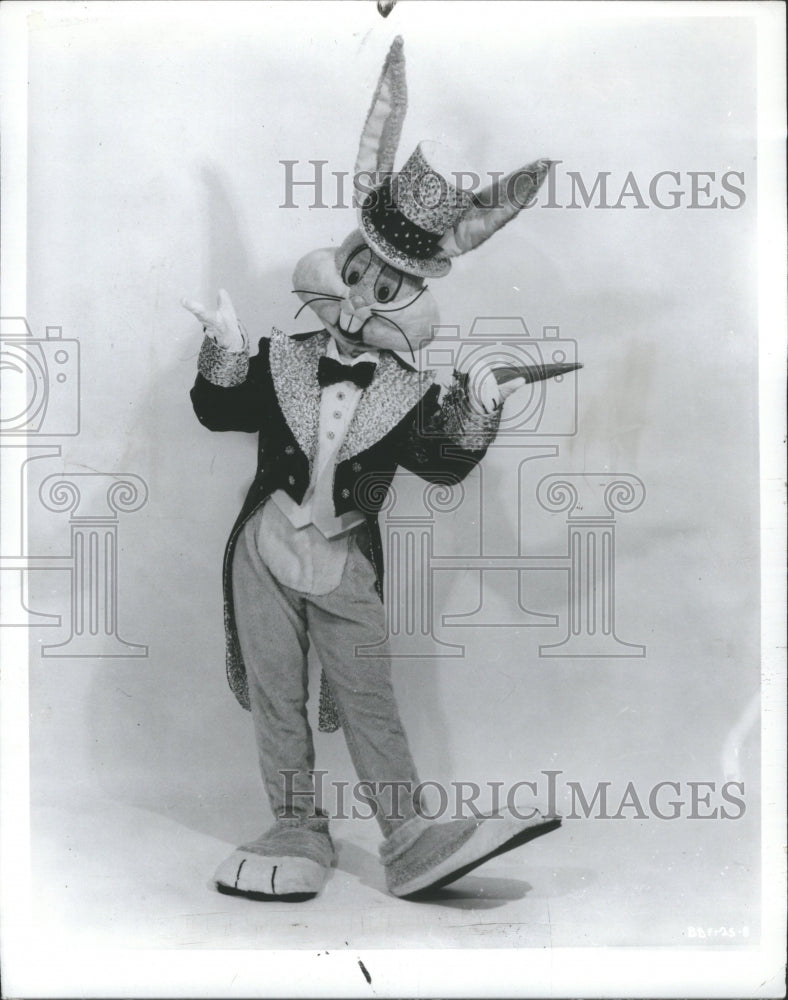 1979 Press Photo Bugs Bunny Mascot