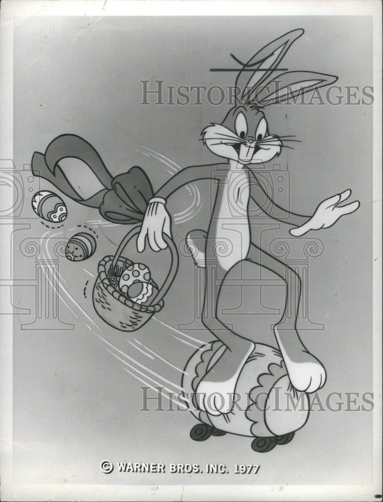 1989 Press Photo Bugs Bunny Easter Sunday.