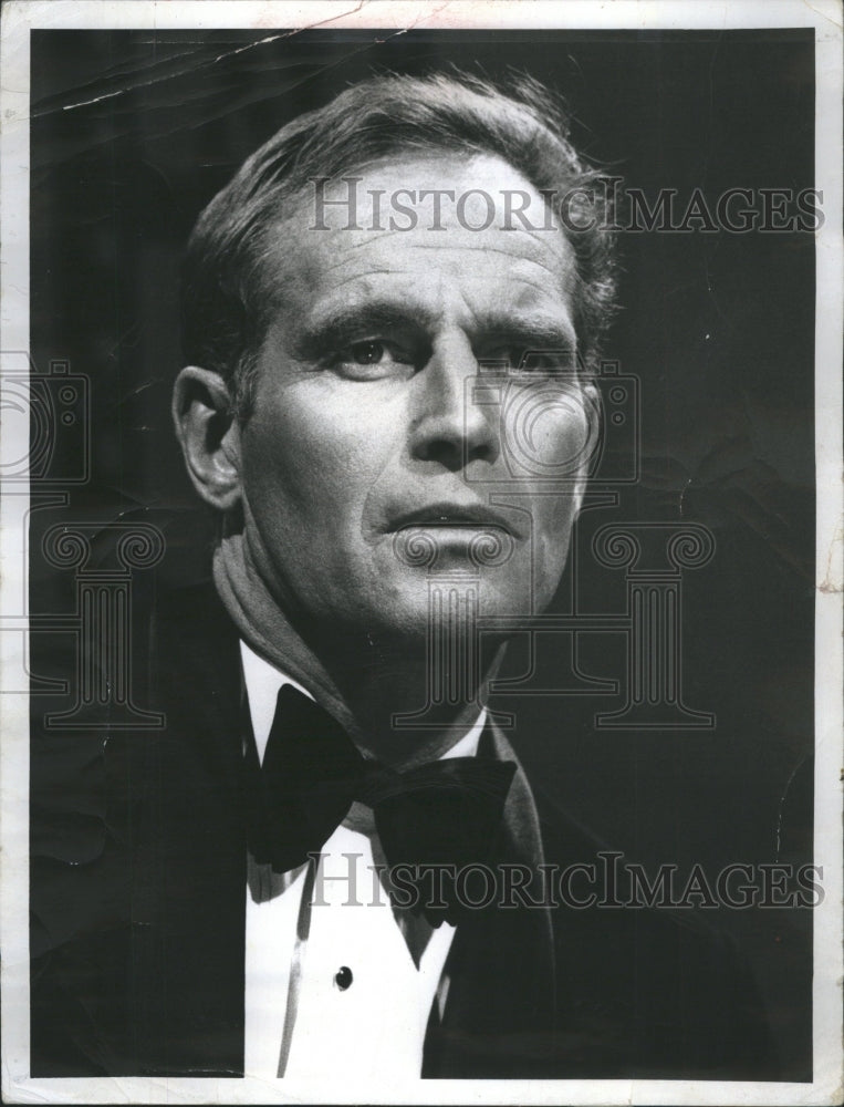 1970 Press Photo Charlton Heston