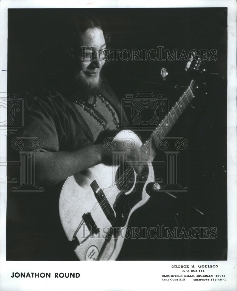 1971 Press Photo Jonathon Round singer.