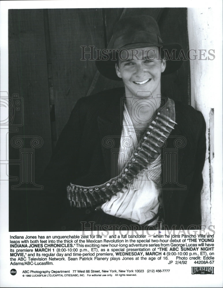 1993 Press Photo Sean Patrick Flanery as The Young Indi