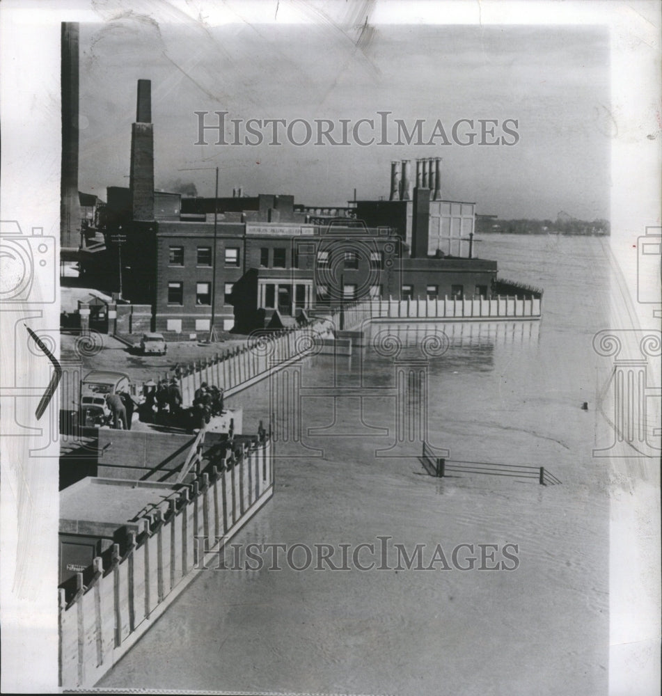 1952 Press Photo Ameican Smelting and Refining Co. floo