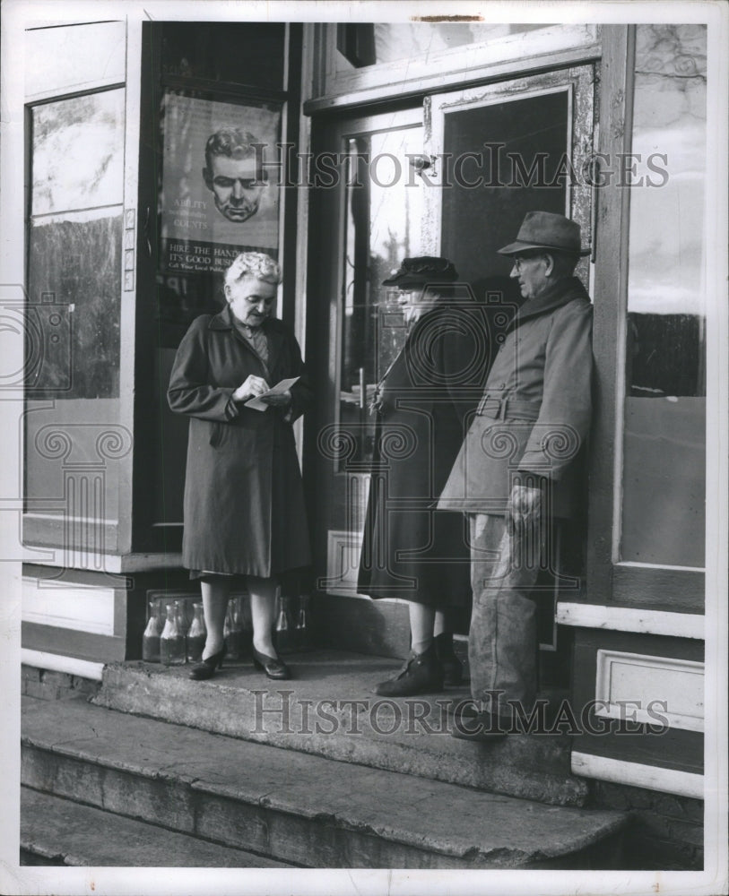 1947 Press Photo Mrs. Sarah A MacNeil-Milter-Publisher