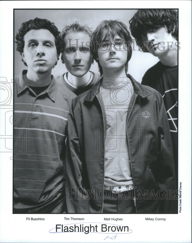 Press Photo Flashlight Brown Canadian Punk Rock Band