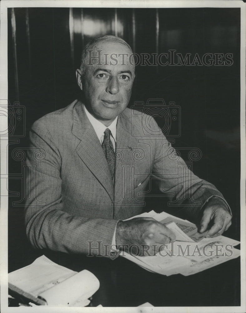 1931 Press Photo Frederick Alger Convention Entire Time