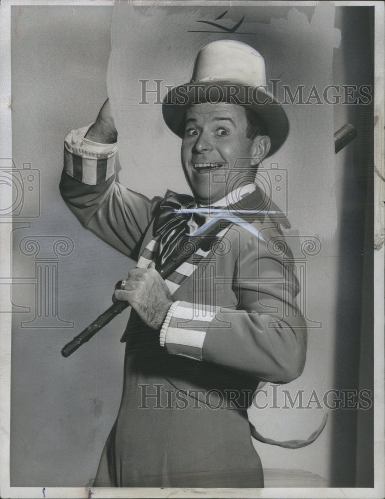 1961 Press Photo Dennis Day Film Radio Television