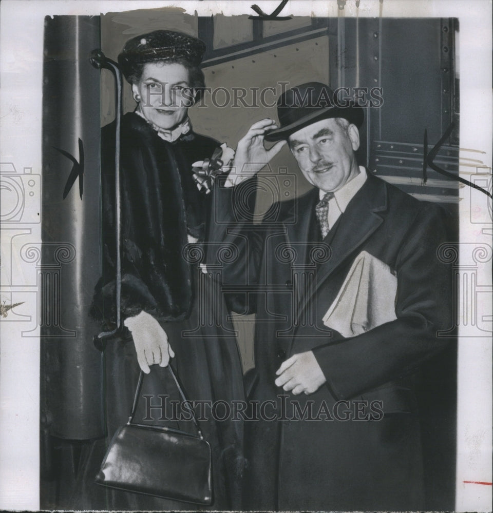 1953 Press Photo Dean Gooderham Acheson Cold War