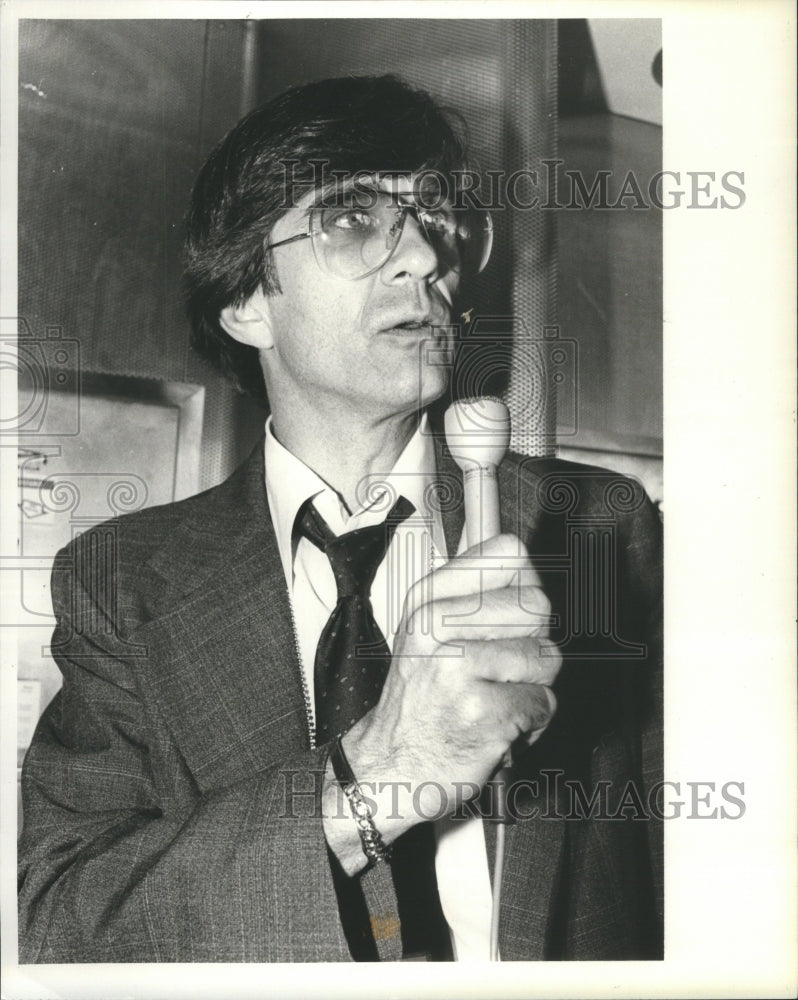 1980 Press Photo Tim McIntire Disc Jockey Alan Freed