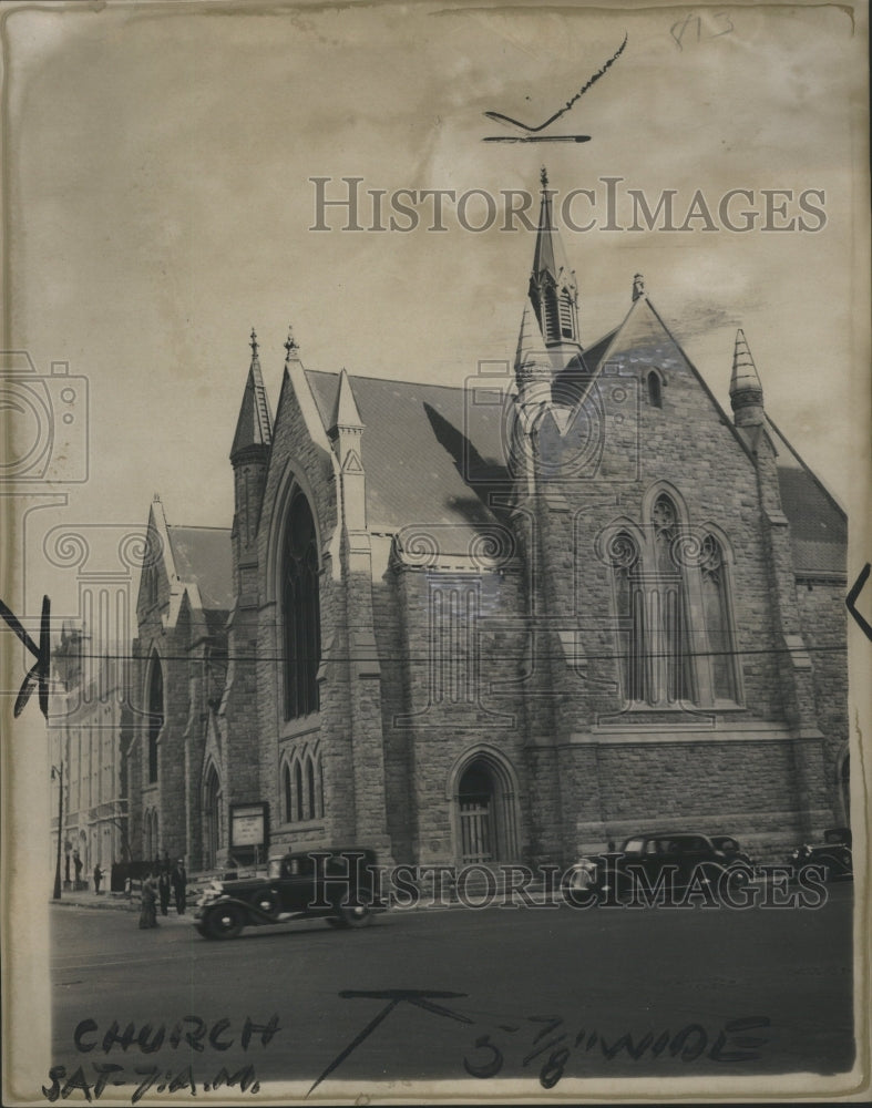 1935 Press Photo Wood Ward Baptist Churches