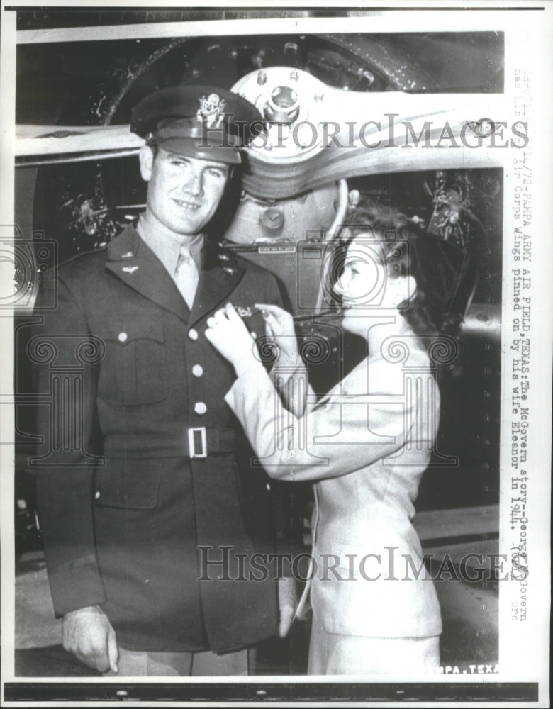 1972 Press Photo George McGovern