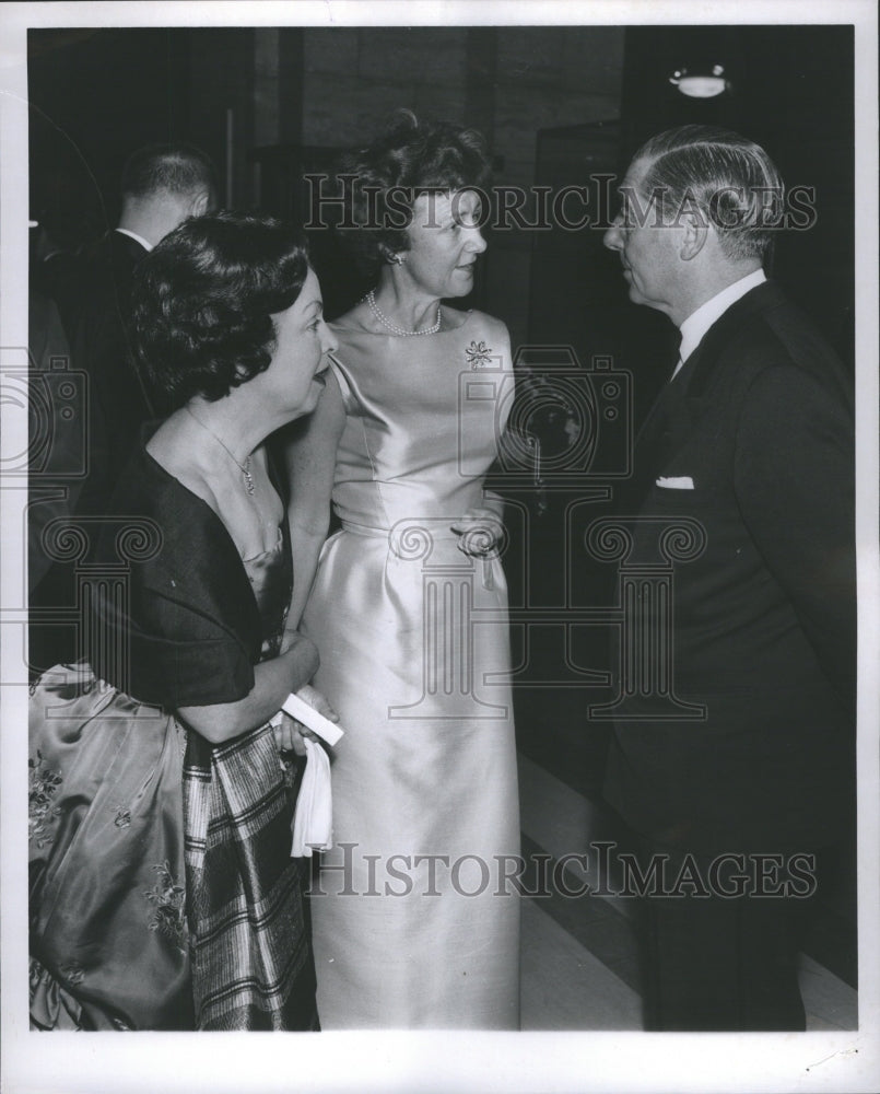 1964 Press Photo Mrs. James McMillan Sir James Lady Ea