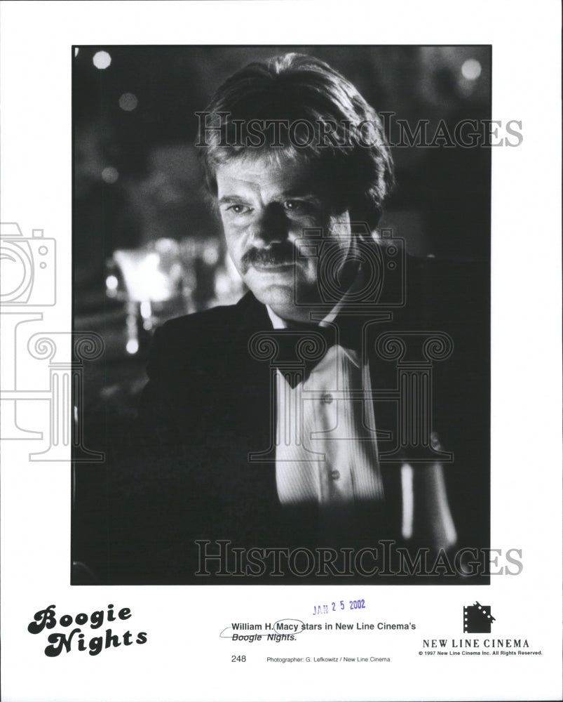 2002 Press Photo William H. Macy stars Boogie Nights