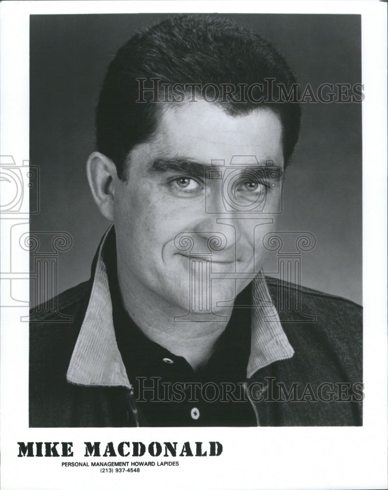 1995 Press Photo Mike Macdonald actor