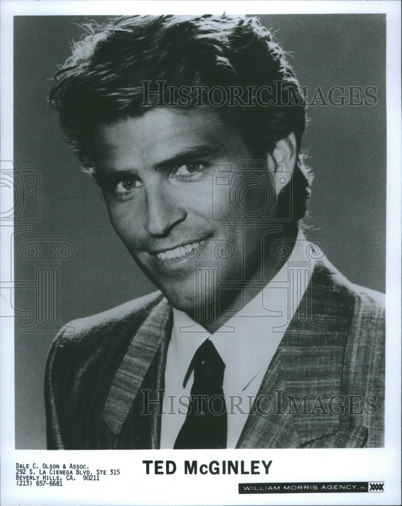 1987 Press Photo Ted McGinley