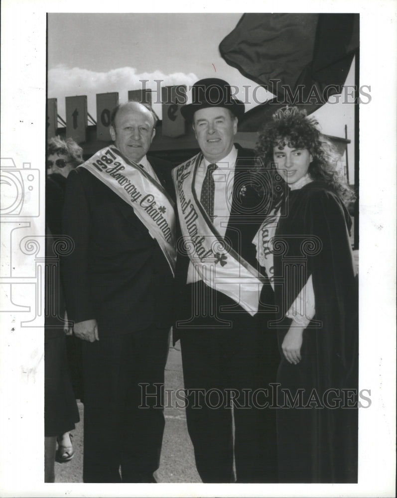 1987 Press Photo Chicago Irish Week Kickoff Celebration