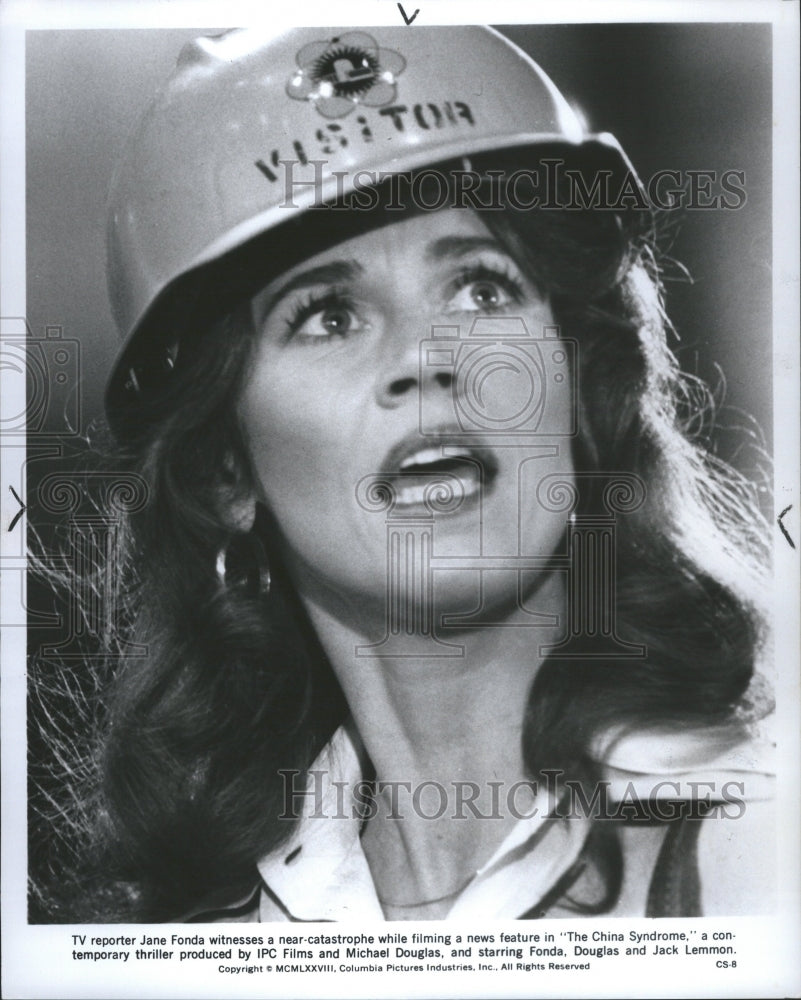 1979 Press Photo Jane Fonda in the china syndrome