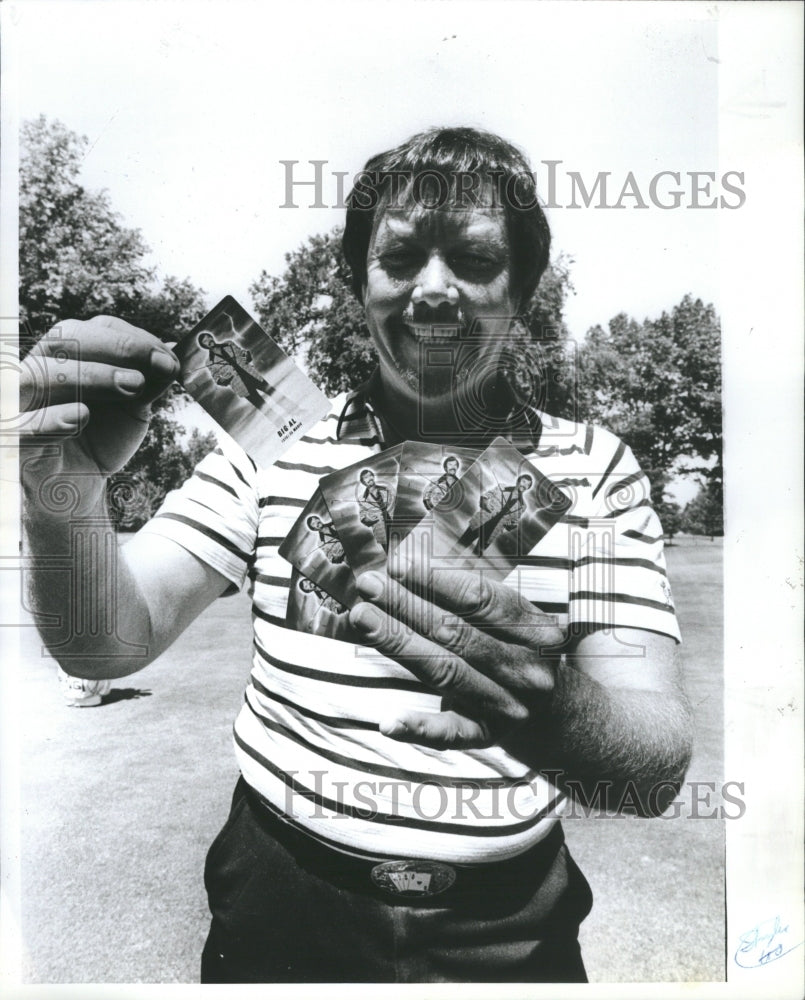 1982 Press Photo Golfer