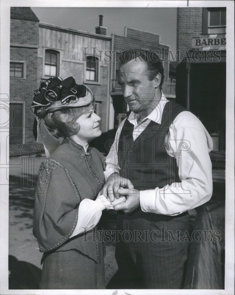 1965 Press Photo Actors Jack Warden Marilyn Erskine