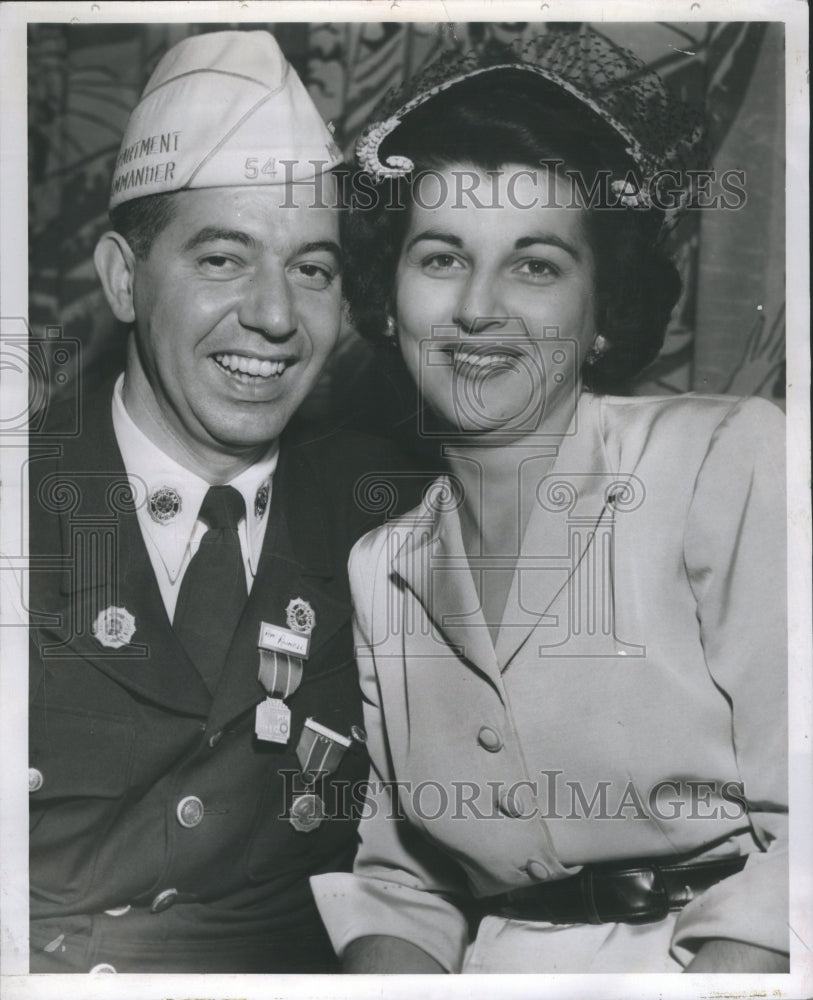 1951 Press Photo Tony Roumell