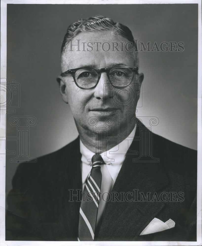 1960 Press Photo Edward E. Rothman Business Executive